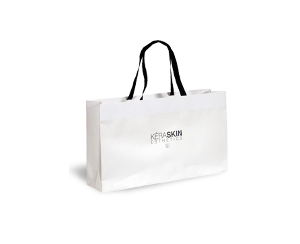 Sac papier anses en tissu